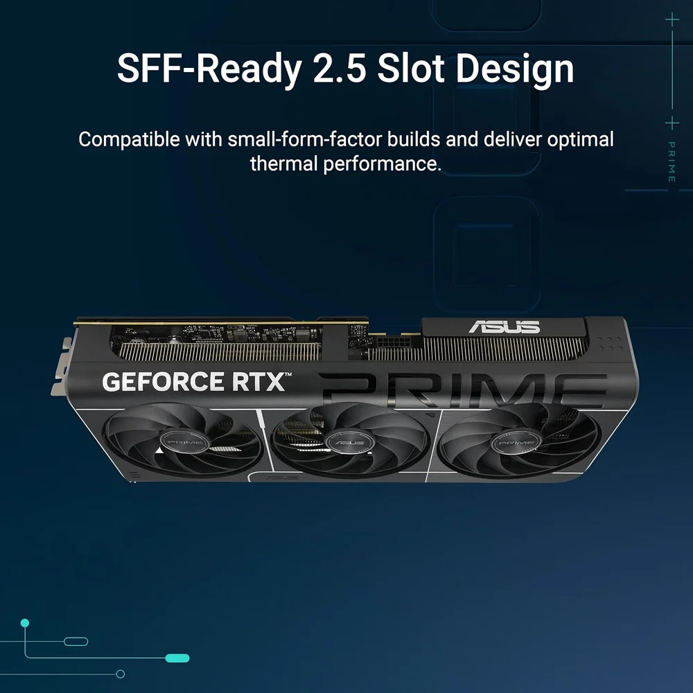 ASUS Prime GeForce RTX 5070 12GB GDDR7 OC Edition - SFF-Ready PCIe 5.0 GPU 2 ASUS Prime GeForce RTX 5070 12GB GDDR7 OC Edition - SFF-Ready PCIe 5.0 GPU - Image 2