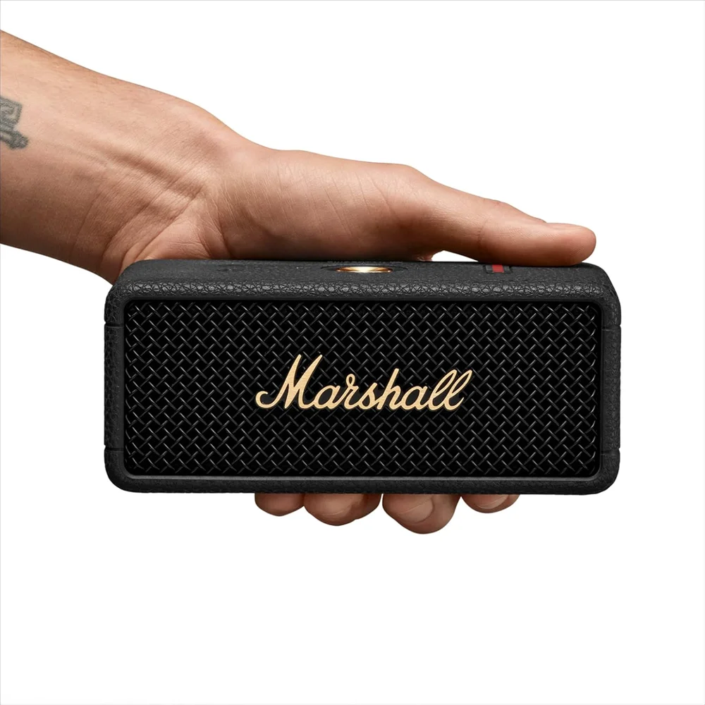 MARSHALL EMBERTON 3 BLACK Portable Bluetooth Speaker 32H Battery IP67 Waterproof 360° Sound 5 MARSHALL EMBERTON 3 BLACK Portable Bluetooth Speaker 32H Battery IP67 Waterproof 360° Sound - Image 5