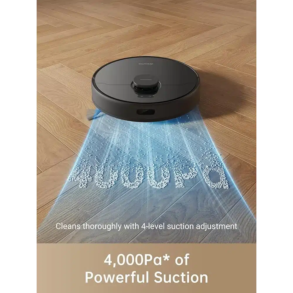 DREAME D9 MAX ROBOT VACUUM 4000Pa Suction LiDAR Navigation 5200mAh Battery Smart Mopping 3 DREAME D9 MAX ROBOT VACUUM 4000Pa Suction LiDAR Navigation 5200mAh Battery Smart Mopping - Image 3