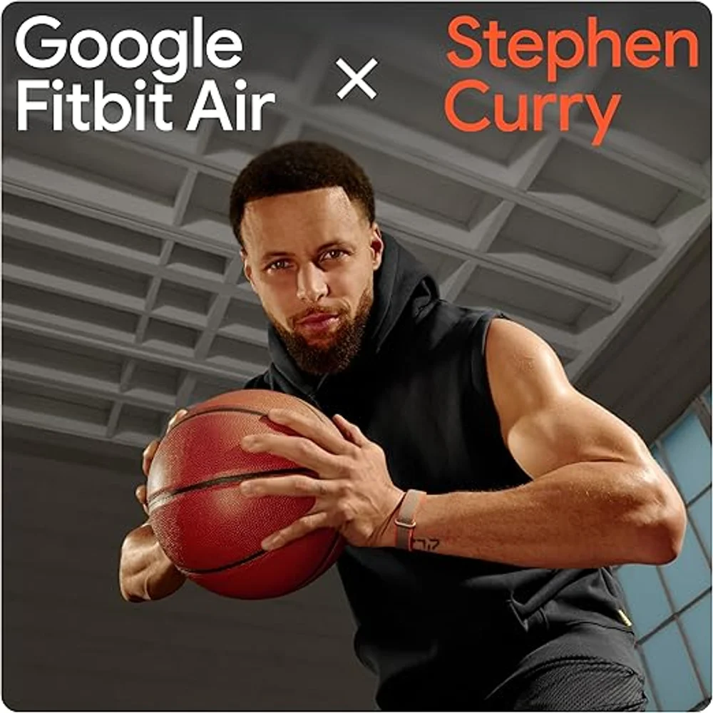 Google Fitbit Air Special Edition Stephen Curry Screenless Tracker 7 Day Battery Heart Rate 3 Google Fitbit Air Special Edition Stephen Curry Screenless Tracker 7 Day Battery Heart Rate - Image 3
