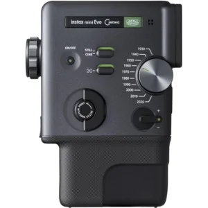 FUJIFILM instax mini Evo Cinema Hybrid Instant Camera Black