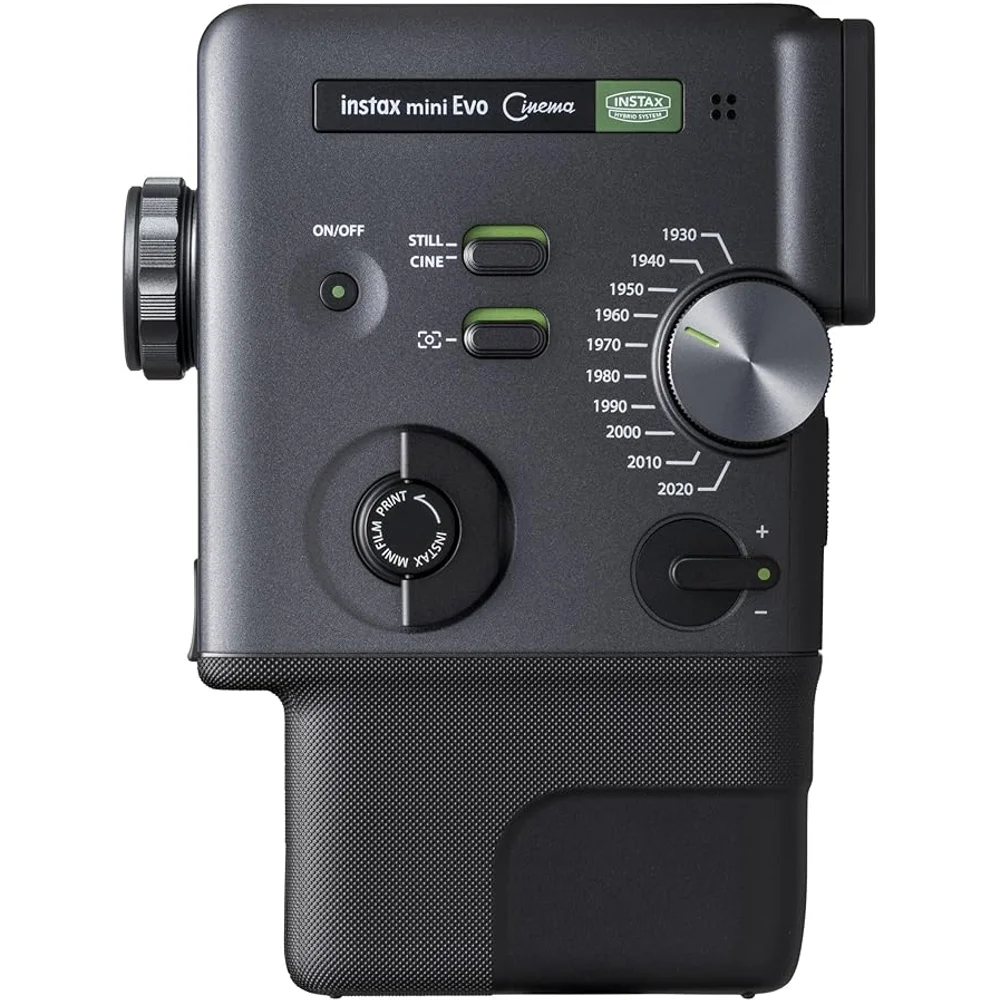 FUJIFILM instax mini Evo Cinema Hybrid Instant Camera Black 1 FUJIFILM instax mini Evo Cinema Hybrid Instant Camera Black