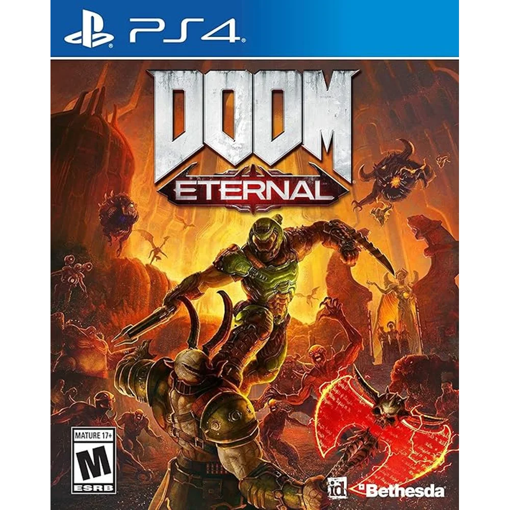 Bethesda Doom Eternal PS4 - First-Person Shooter, Slayer, Rip & Tear 1 Bethesda Doom Eternal PS4 - First-Person Shooter, Slayer, Rip & Tear