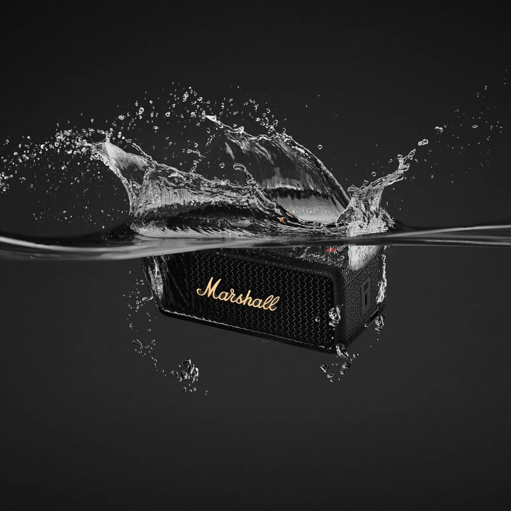 MARSHALL EMBERTON 3 BLACK Portable Bluetooth Speaker 32H Battery IP67 Waterproof 360° Sound 6 MARSHALL EMBERTON 3 BLACK Portable Bluetooth Speaker 32H Battery IP67 Waterproof 360° Sound - Image 6