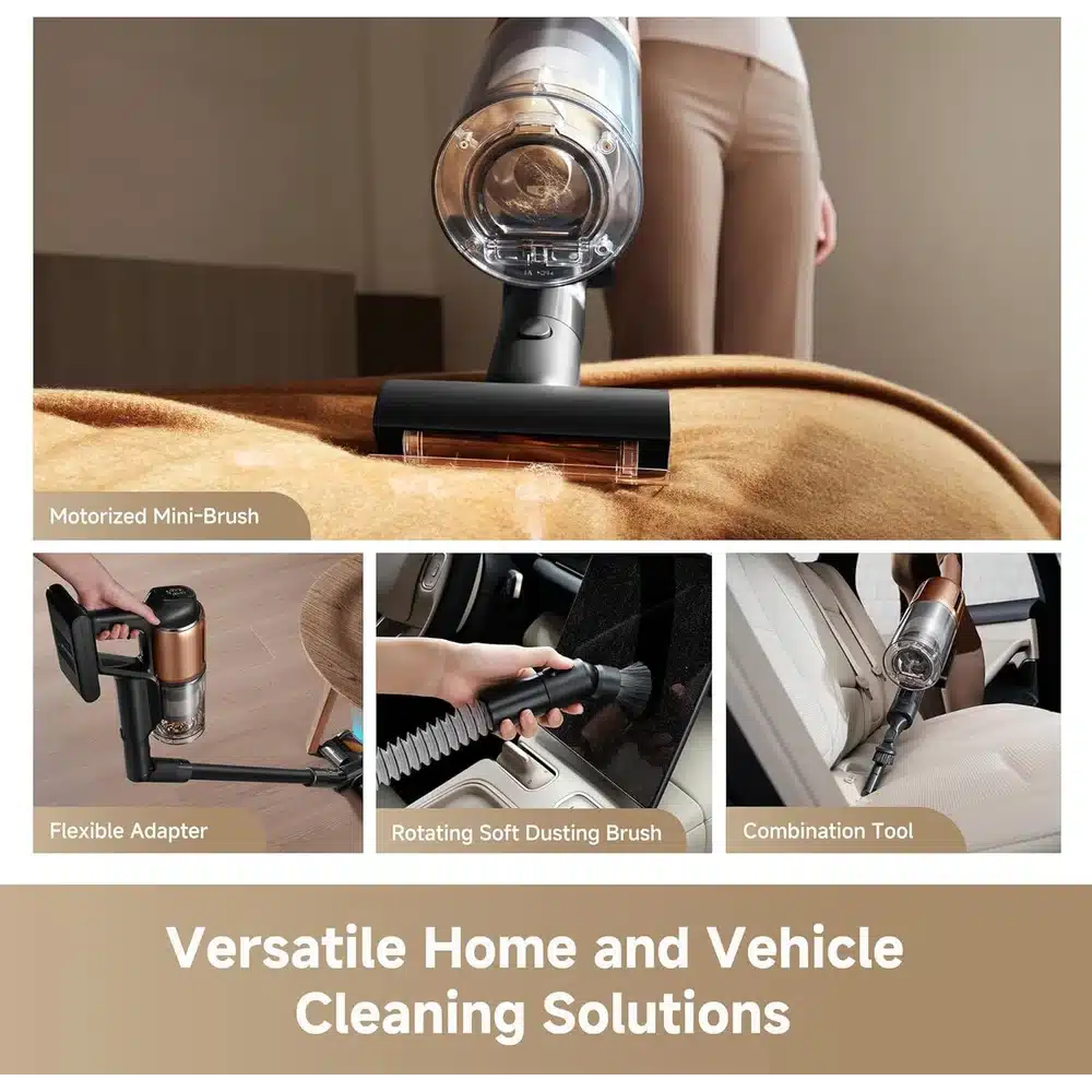DREAME Z20 STATION VACUUM CLEANER Cordless Auto Empty Base 190AW Suction Anti Tangle Green LED 8 DREAME Z20 STATION VACUUM CLEANER Cordless Auto Empty Base 190AW Suction Anti Tangle Green LED - Image 8