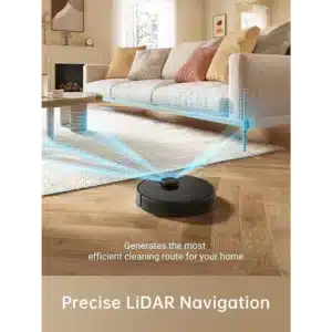 DREAME D9 MAX ROBOT VACUUM 4000Pa Suction LiDAR Navigation 5200mAh Battery Smart Mopping