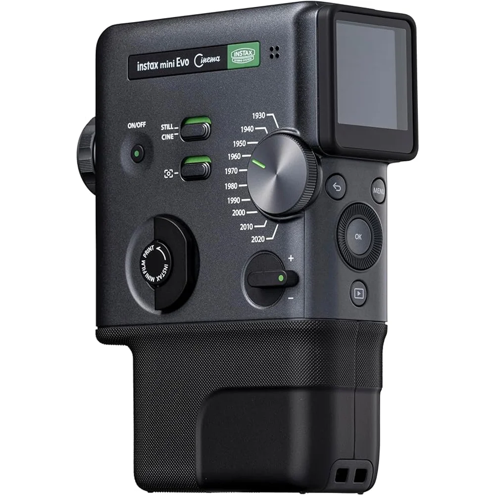 FUJIFILM instax mini Evo Cinema Hybrid Instant Camera Black 8 FUJIFILM instax mini Evo Cinema Hybrid Instant Camera Black - Image 8