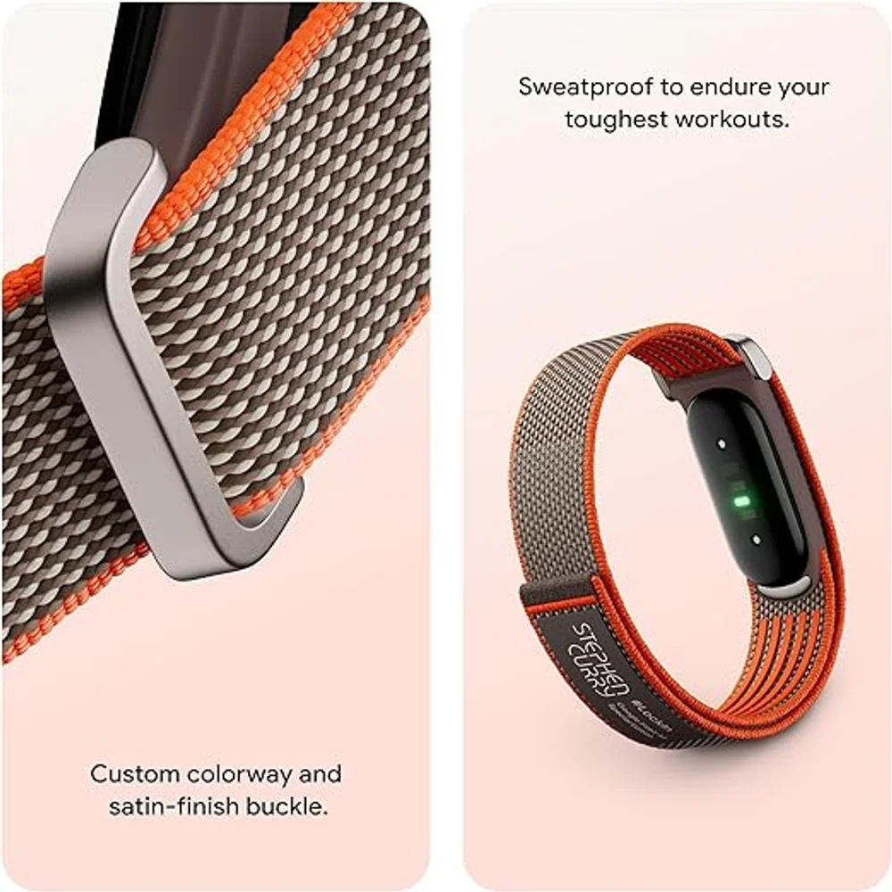 Google Fitbit Air Special Edition Stephen Curry Screenless Tracker 7 Day Battery Heart Rate 7 Google Fitbit Air Special Edition Stephen Curry Screenless Tracker 7 Day Battery Heart Rate - Image 7