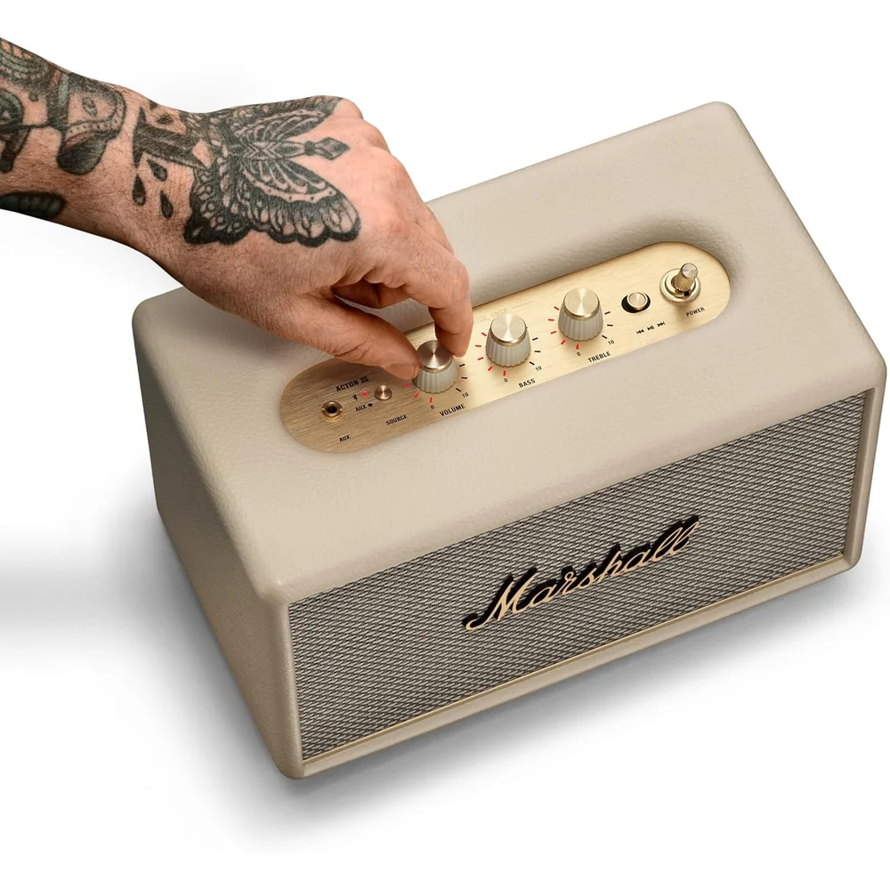 MARSHALL ACTON 3 CREAM Wireless Bluetooth Speaker Dynamic Loudness HDMI eARC Smart Home Audio 5 MARSHALL ACTON 3 CREAM Wireless Bluetooth Speaker Dynamic Loudness HDMI eARC Smart Home Audio - Image 5