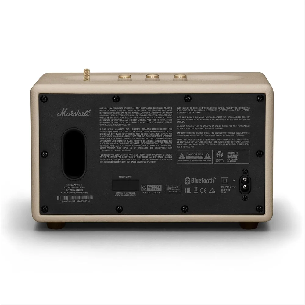 MARSHALL ACTON 3 CREAM Wireless Bluetooth Speaker Dynamic Loudness HDMI eARC Smart Home Audio 6 MARSHALL ACTON 3 CREAM Wireless Bluetooth Speaker Dynamic Loudness HDMI eARC Smart Home Audio - Image 6