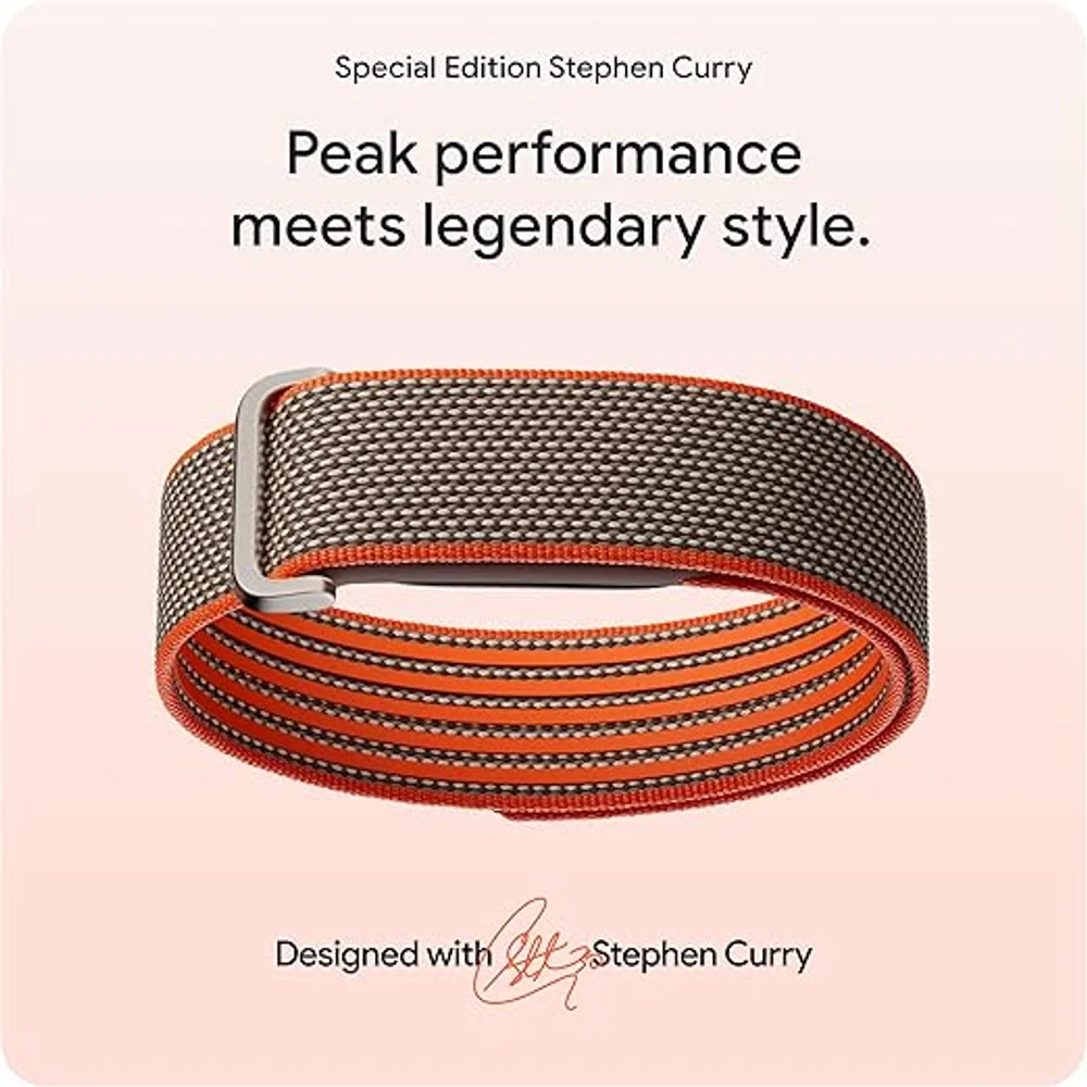 Google Fitbit Air Special Edition Stephen Curry Screenless Tracker 7 Day Battery Heart Rate 4 Google Fitbit Air Special Edition Stephen Curry Screenless Tracker 7 Day Battery Heart Rate - Image 4