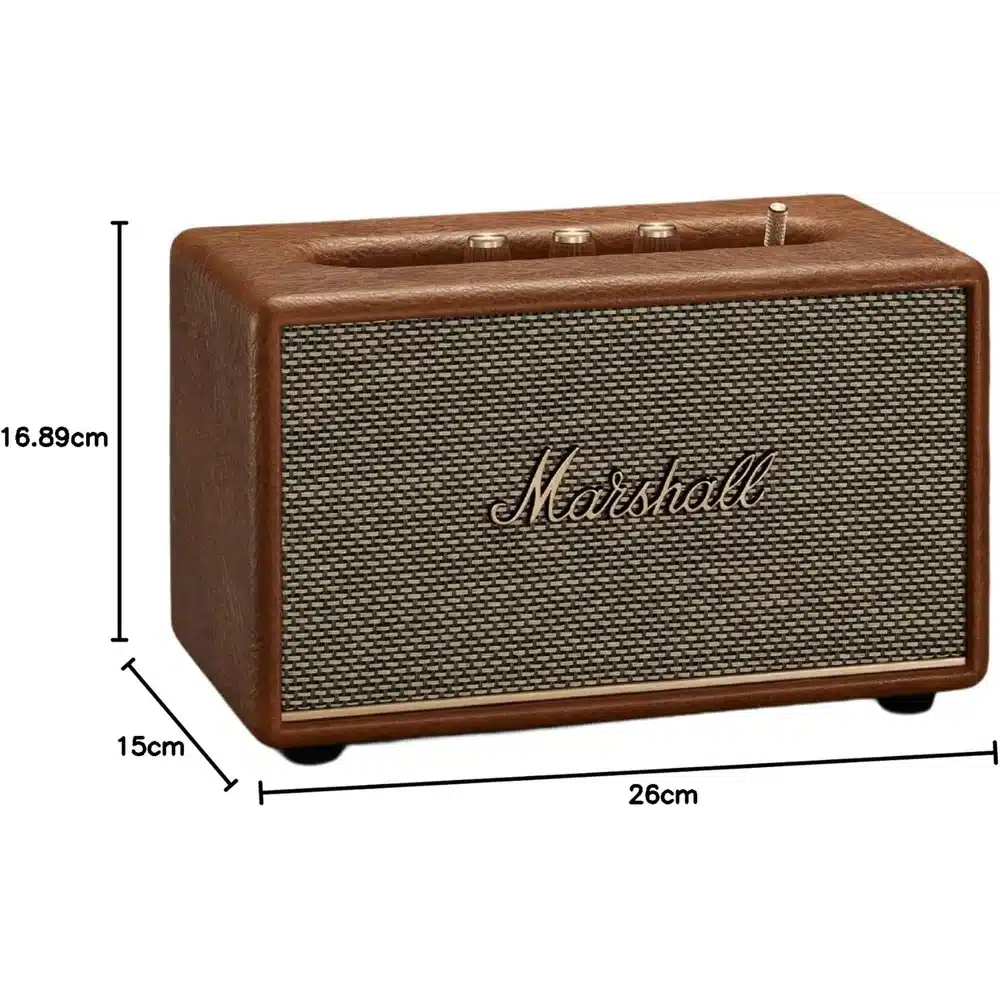 MARSHALL ACTON 3 BROWN Wireless Bluetooth Speaker Dynamic Loudness HDMI eARC Smart Home Audio 2 MARSHALL ACTON 3 BROWN Wireless Bluetooth Speaker Dynamic Loudness HDMI eARC Smart Home Audio - Image 2