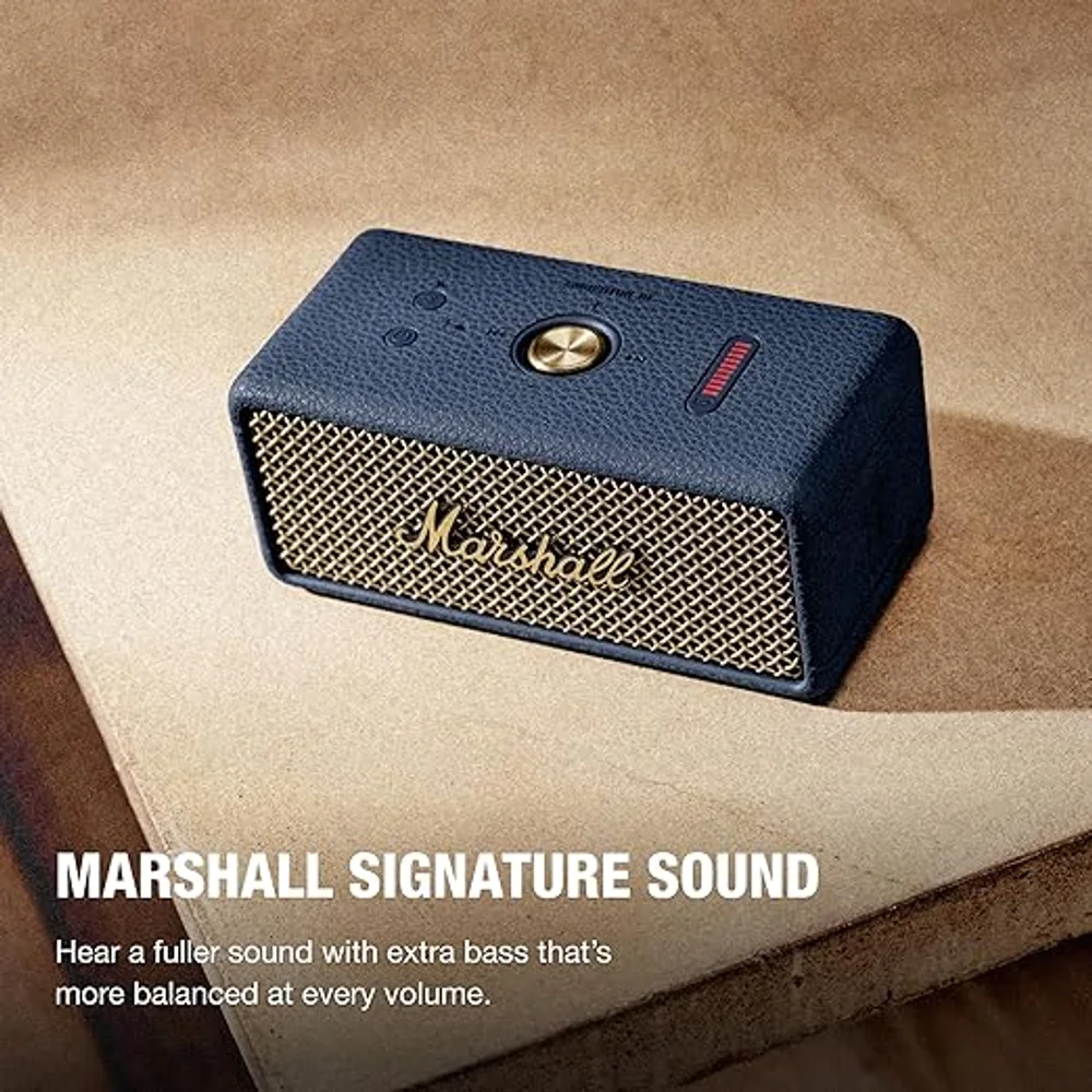 MARSHALL EMBERTON 3 BLUE Portable Bluetooth Speaker 32H Battery IP67 Waterproof 360° Sound 4 MARSHALL EMBERTON 3 BLUE Portable Bluetooth Speaker 32H Battery IP67 Waterproof 360° Sound - Image 4