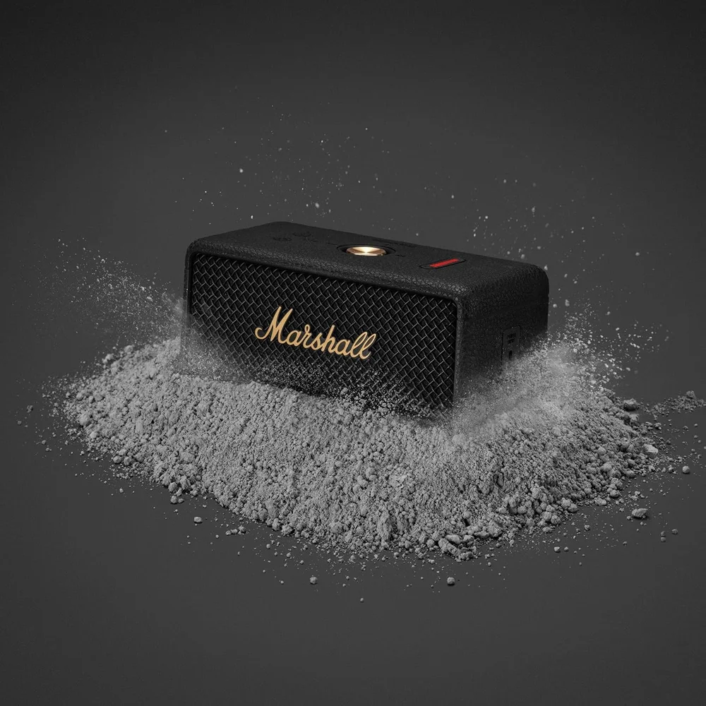 MARSHALL EMBERTON 3 BLACK Portable Bluetooth Speaker 32H Battery IP67 Waterproof 360° Sound 8 MARSHALL EMBERTON 3 BLACK Portable Bluetooth Speaker 32H Battery IP67 Waterproof 360° Sound - Image 8