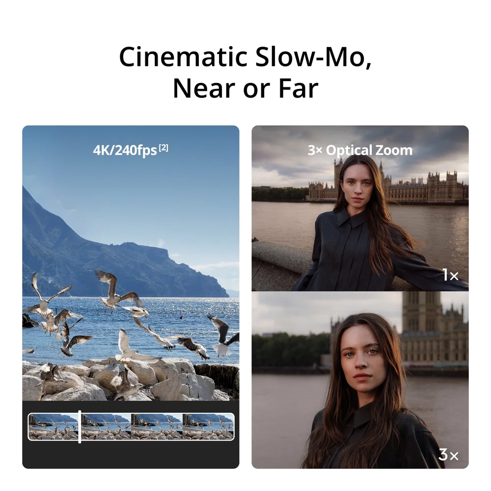DJI Osmo Pocket 4P Standard Combo - 1-Inch CMOS 4K/120fps Camera 5 DJI Osmo Pocket 4P Standard Combo - 1-Inch CMOS 4K/120fps Camera - Image 5