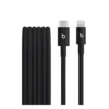 Beats USB-C to Lightning Cable Black on white background