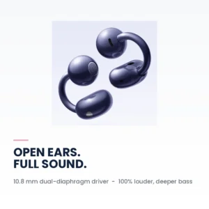 HUAWEI FreeClip 2 S Deepsea Blue 10.8 mm dual-diaphragm driver for full open-ear sound