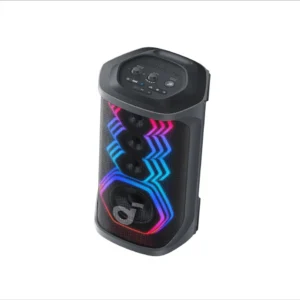Soundcore Rave 3S with two wireless karaoke microphones