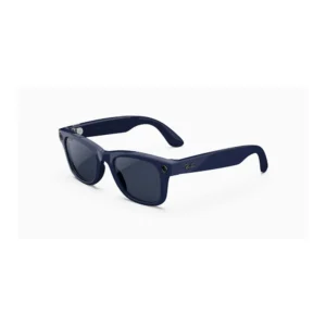 Meta Ray-Ban Wayfarer (Gen 2) Shiny Cosmic Blue - Clear to Sapphire Transitions - Sapphire Transitions smart glasses on white background
