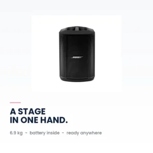 Bose S1 Pro+ Wireless PA System with Battery - portable PA system with battery