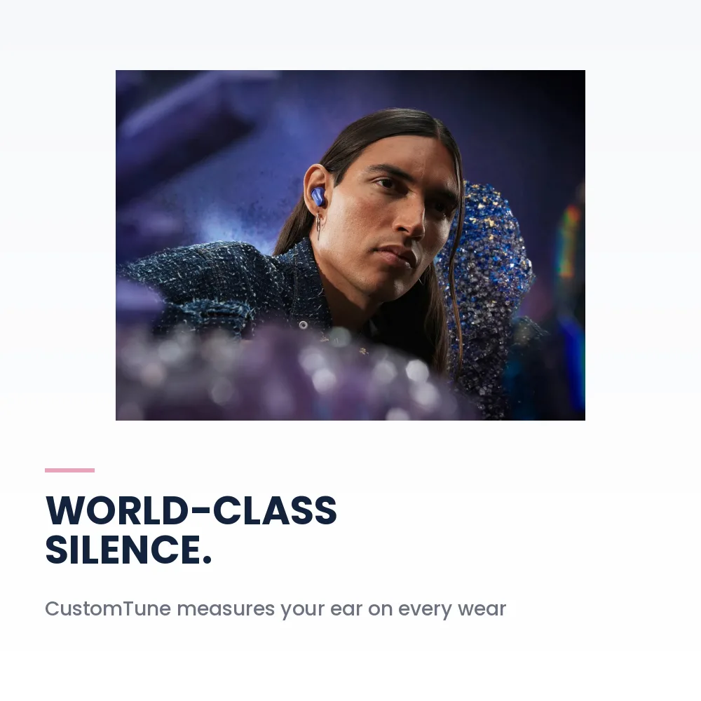 Bose QuietComfort Ultra Earbuds 2nd Gen Midnight Violet - World-Class ANC, Immersive Audio, Wireless Charging Case, 24H Battery 2 Bose QuietComfort Ultra Earbuds 2nd Gen Midnight Violet - CustomTune noise cancelling calibration