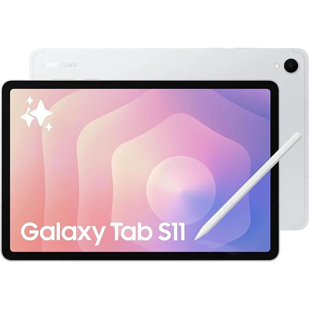 Samsung Galaxy Tab S11 5G 128GB Silver - 11-inch AMOLED 120Hz, Dimensity 9400+, 5G, S Pen - TDRA Version 1 Samsung Galaxy Tab S11 5G 128GB Silver - 11-inch AMOLED 120Hz, Dimensity 9400+, 5G, S Pen - TDRA Version