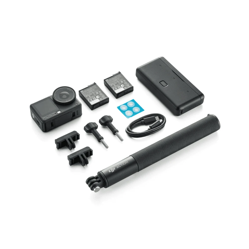 DJI Osmo Action 6 Enhanced Combo - 8K Action Camera, Square Sensor, Variable Aperture, 3 Batteries, 1.5m Extension Rod 9 DJI Osmo Action 6 Enhanced Combo in use