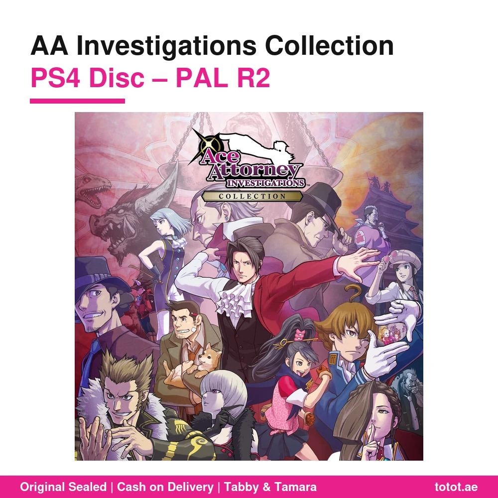 لعبة Ace Attorney Investigations Collection لجهاز PS4 – مغامرتان تحقيقيتان للمدعي مايلز إدجوورث بدقة HD – قرص PAL R2 6 لعبة Ace Attorney Investigations Collection PS4