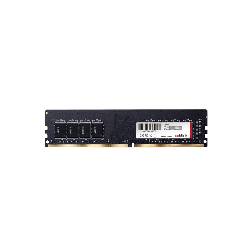 addlink P4 32GB DDR4 3200 Desktop RAM – Single 32GB Module, CL22, 1.2V, 288-Pin UDIMM, JEDEC Speed Without XMP, Intel & AMD 6 addlink P4 32GB DDR4 3200 desktop memory module front view