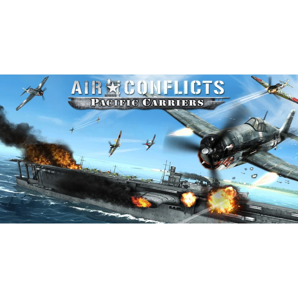 Air Conflicts Collection Switch – Secret Wars & Pacific Carriers, WWI/WWII and Pacific War Air Combat, 2-8 Player Online, European Edition 4 Air Conflicts Collection Switch – Air Conflicts: Pacific Carriers key art on Nintendo Switch