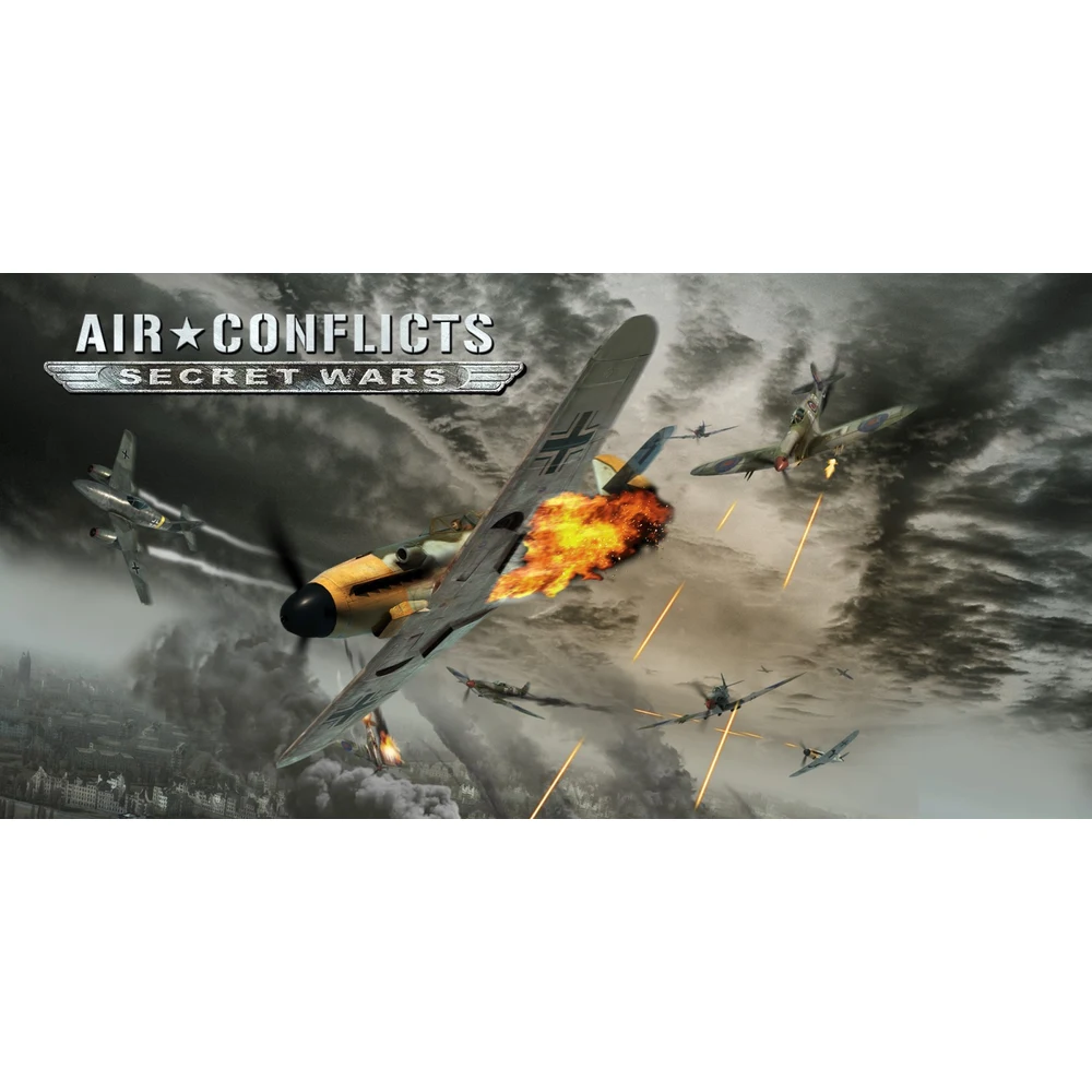 Air Conflicts Collection Switch – Secret Wars & Pacific Carriers, WWI/WWII and Pacific War Air Combat, 2-8 Player Online, European Edition 5 Air Conflicts: Secret Wars aircraft over Europe on Nintendo Switch