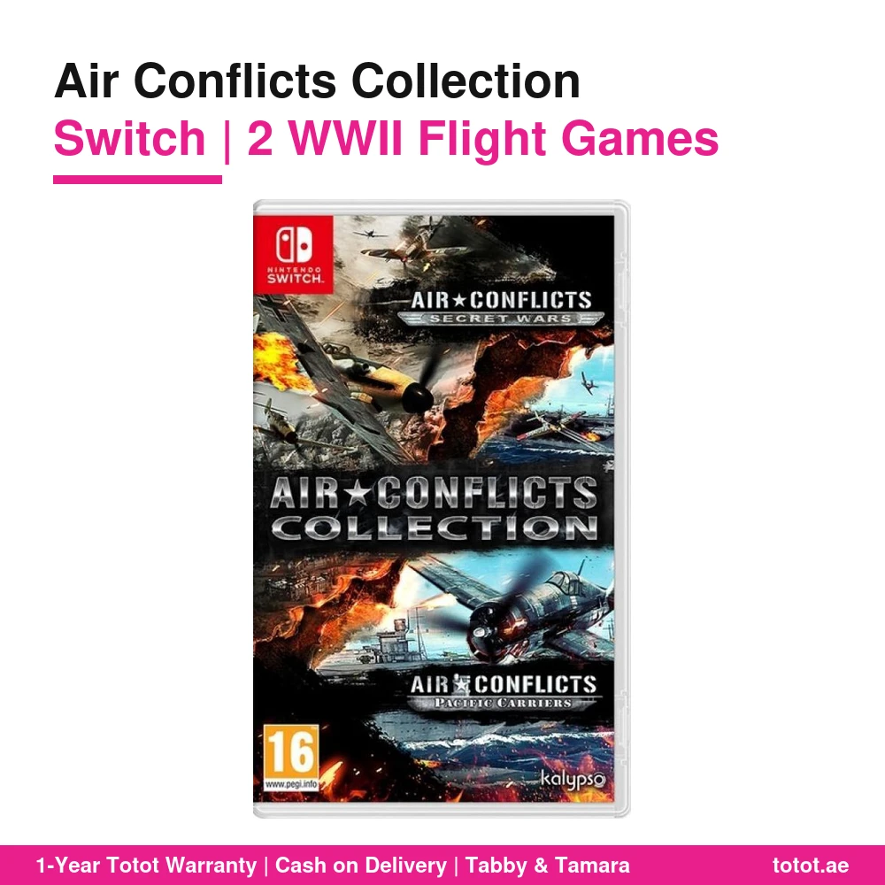 Air Conflicts Collection Switch – Secret Wars & Pacific Carriers, WWI/WWII and Pacific War Air Combat, 2-8 Player Online, European Edition 1 Air Conflicts Collection Switch