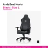 AndaSeat Novis Gaming Chair Black L