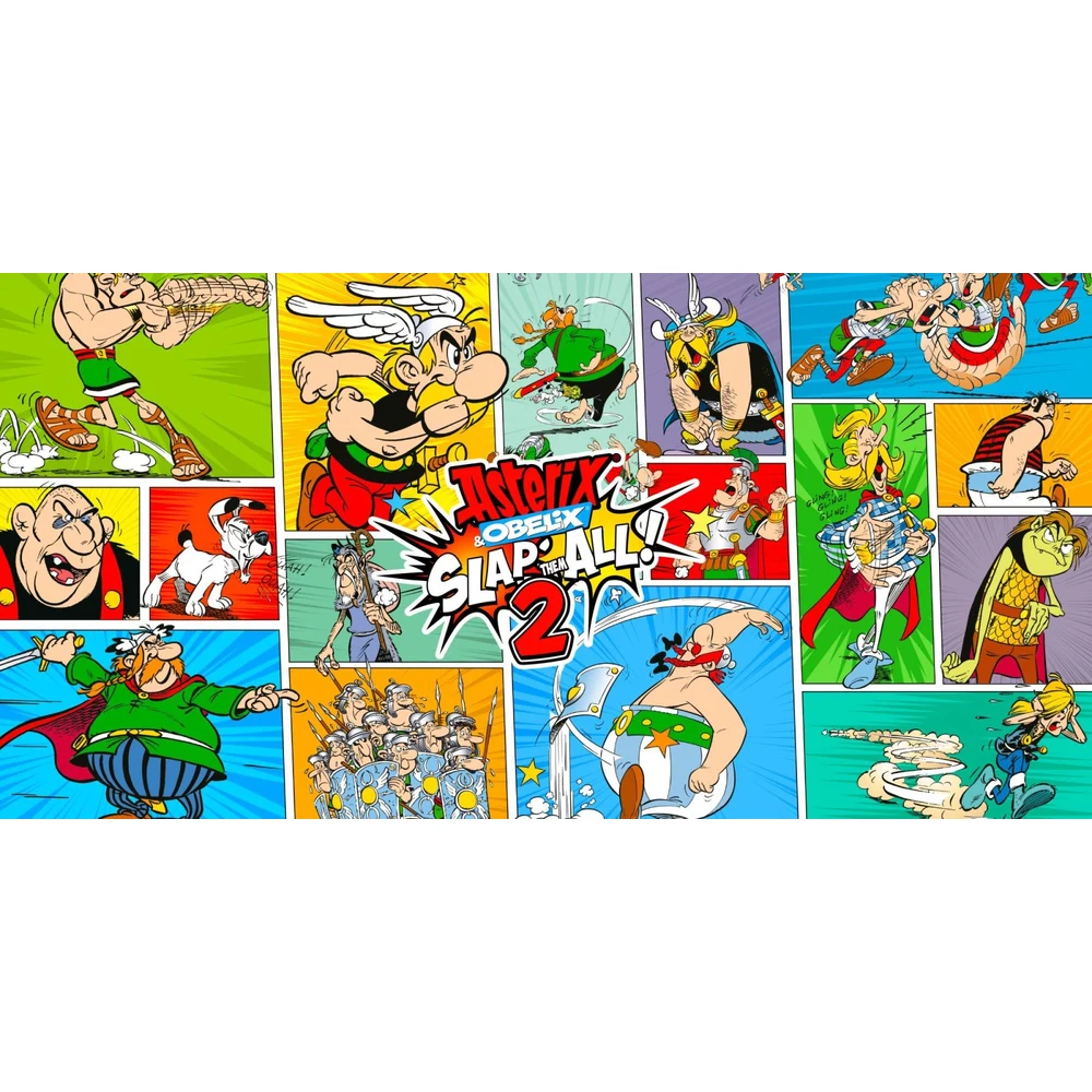 Asterix Slap Them All 2 Switch – Hand-Drawn 2D Beat 'em Up, Original Lutetia Eagle Story, Fury Mode & Ultimate Attacks, 2-Player Local Co-op, PEGI Edition 6 Asterix Slap Them All 2 Switch key art