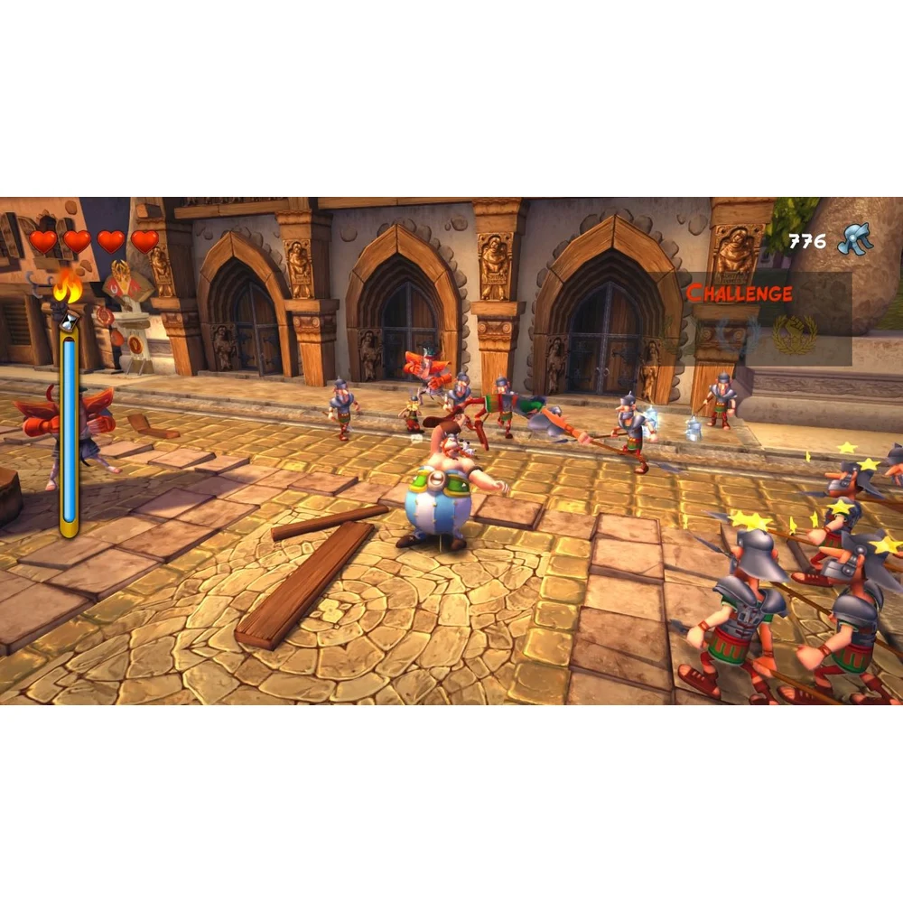 Asterix XXL Collection Switch – 3 Games: XXL Romastered, XXL 2 & XXL3 The Crystal Menhir, Retro Graphics Mode, 2-Player Co-op in XXL3, PEGI Edition 6 Asterix and Obelix XXL gameplay screenshot on Nintendo Switch