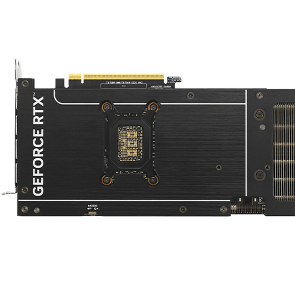 ASUS Prime GeForce RTX 5080 16GB GDDR7 OC Edition – SFF-Ready 2.5-Slot, 2685 MHz OC Boost, 10,752 CUDA Cores, Vapor Chamber, Dual BIOS 6 ASUS Prime RTX 5080 OC backplate with large vents