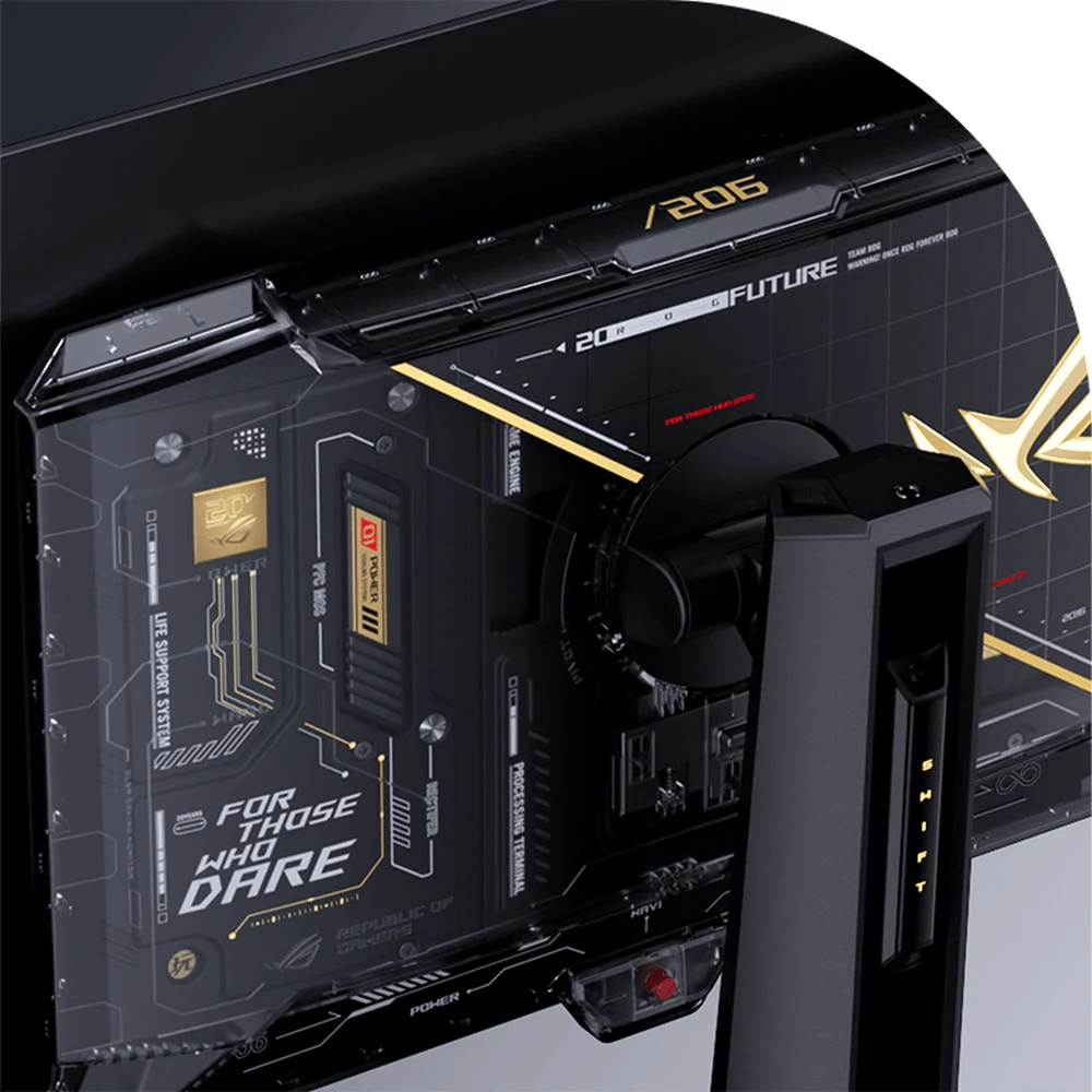 ASUS ROG Swift OLED PG27AQWP-G Edition 20 Gaming Monitor - Dual Mode 2K 540Hz / FHD 720Hz, Tandem WOLED, 0.02ms 4 ASUS ROG Swift OLED PG27AQWP-G Edition 20 - official product image 3