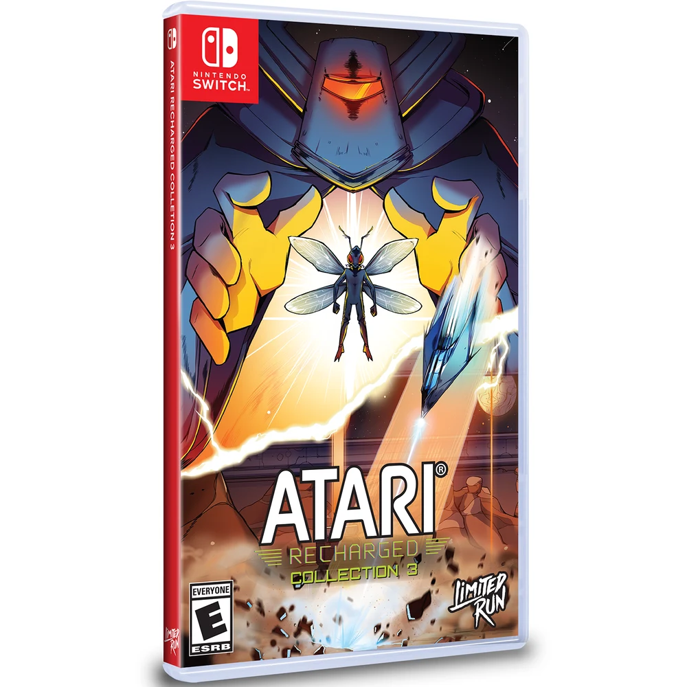 Atari Recharged Collection 3 Switch – Yars & Caverns of Mars Recharged, 1-2 Player Local Co-op, Region-Free Limited Run #223 Cartridge 6 Atari Recharged Collection 3 Switch