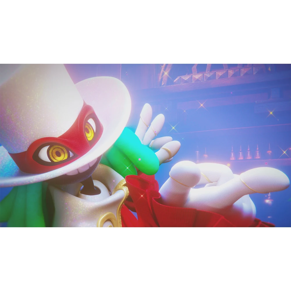 Balan Wonderworld Switch – 80+ Costume Abilities, 12 Tales, Local 2-Player Co-op, Square Enix Physical PEGI Edition 7 Leo exploring a colourful stage in Balan Wonderworld on Nintendo Switch