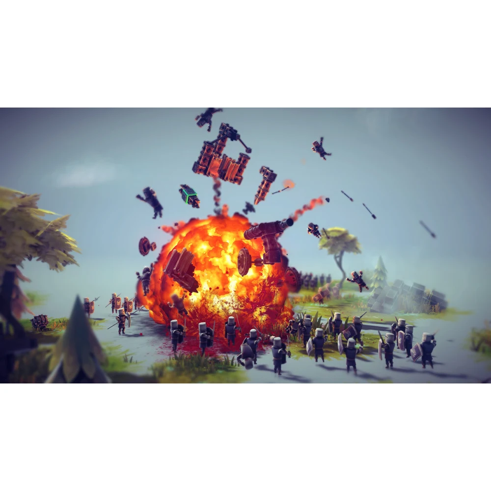 Besiege Switch – Physics-Based Siege Engine Builder, 55 Campaign Levels, 70+ Blocks, Touch Screen Building, Physical Edition 7 Besiege Switch sandbox building