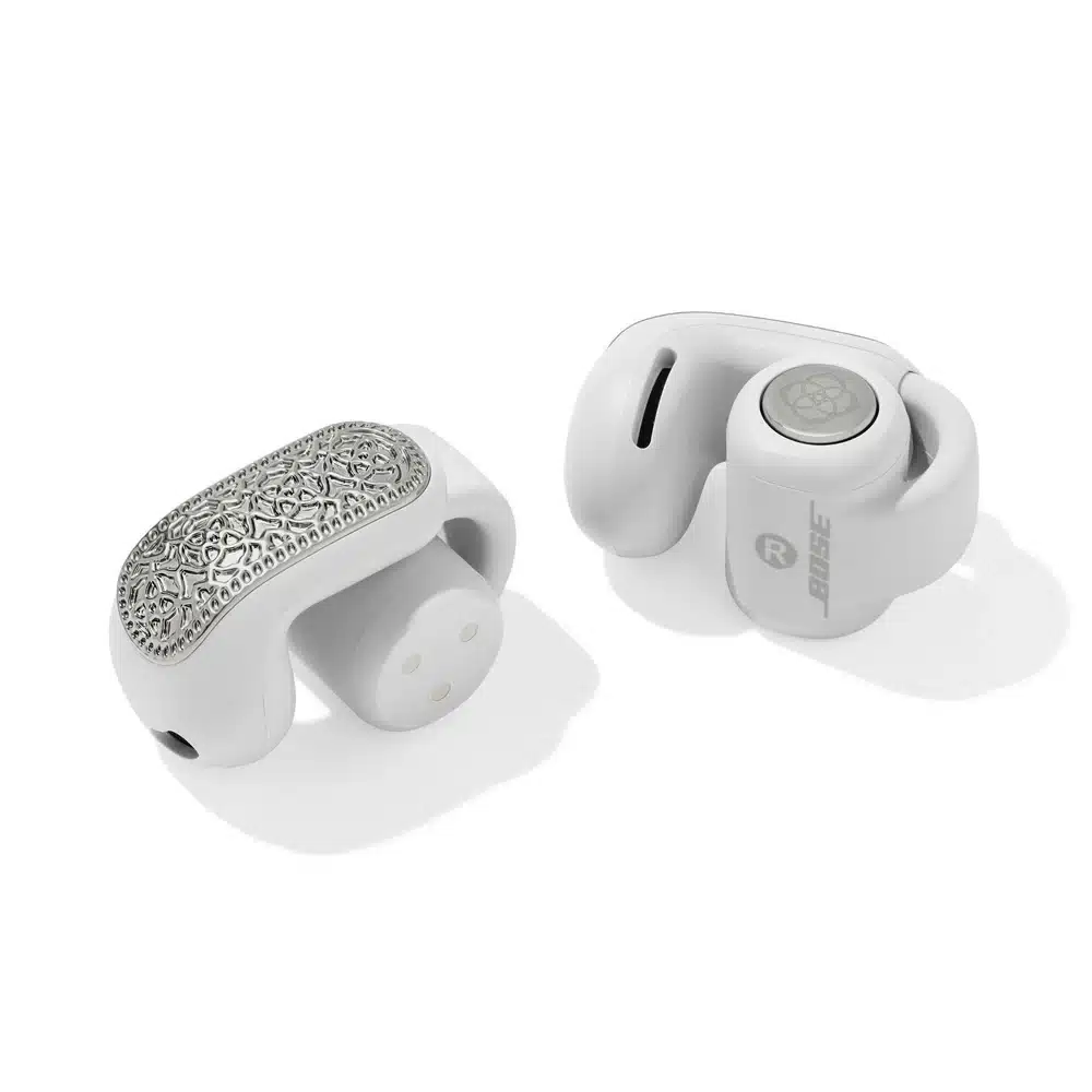 Bose x Kendra Scott Ultra Open Earbuds Rhodium Filigree - Limited Edition Open-Ear Clip-On, Immersive Audio, Up to 7H Playback, IPX4 5 Bose Kendra Scott Ultra Open Rhodium detail