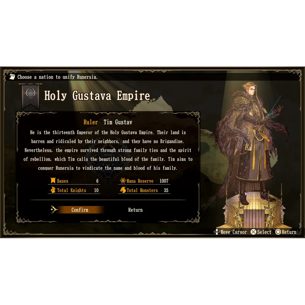 لعبة Brigandine Legend of Runersia لجهاز PS4 – استراتيجية حرب خيالية، 6 قوى، فرسان ووحوش، معارك بالأدوار – قرص أصلي 9 لعبة Brigandine Legend of Runersia PS4