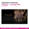 Brigandine Legend of Runersia PS4