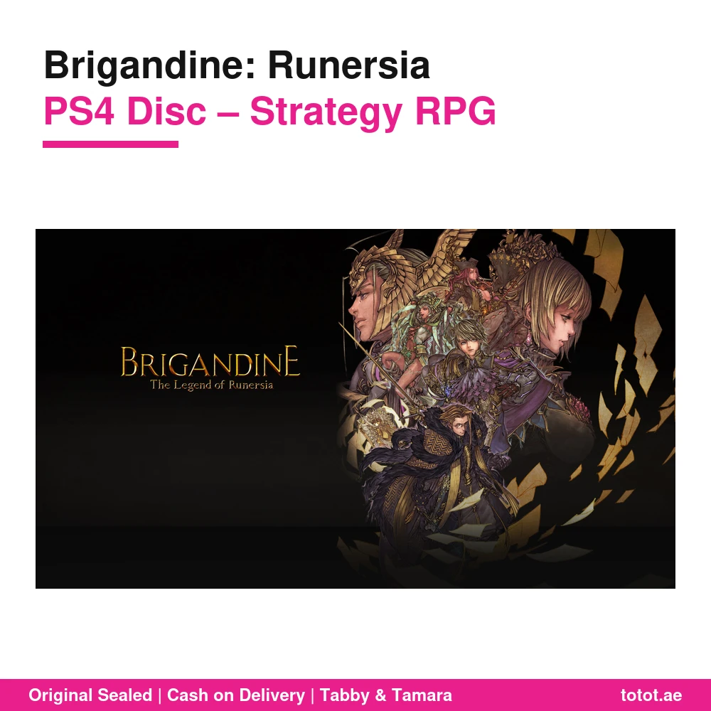 لعبة Brigandine Legend of Runersia لجهاز PS4 – استراتيجية حرب خيالية، 6 قوى، فرسان ووحوش، معارك بالأدوار – قرص أصلي 6 لعبة Brigandine Legend of Runersia PS4