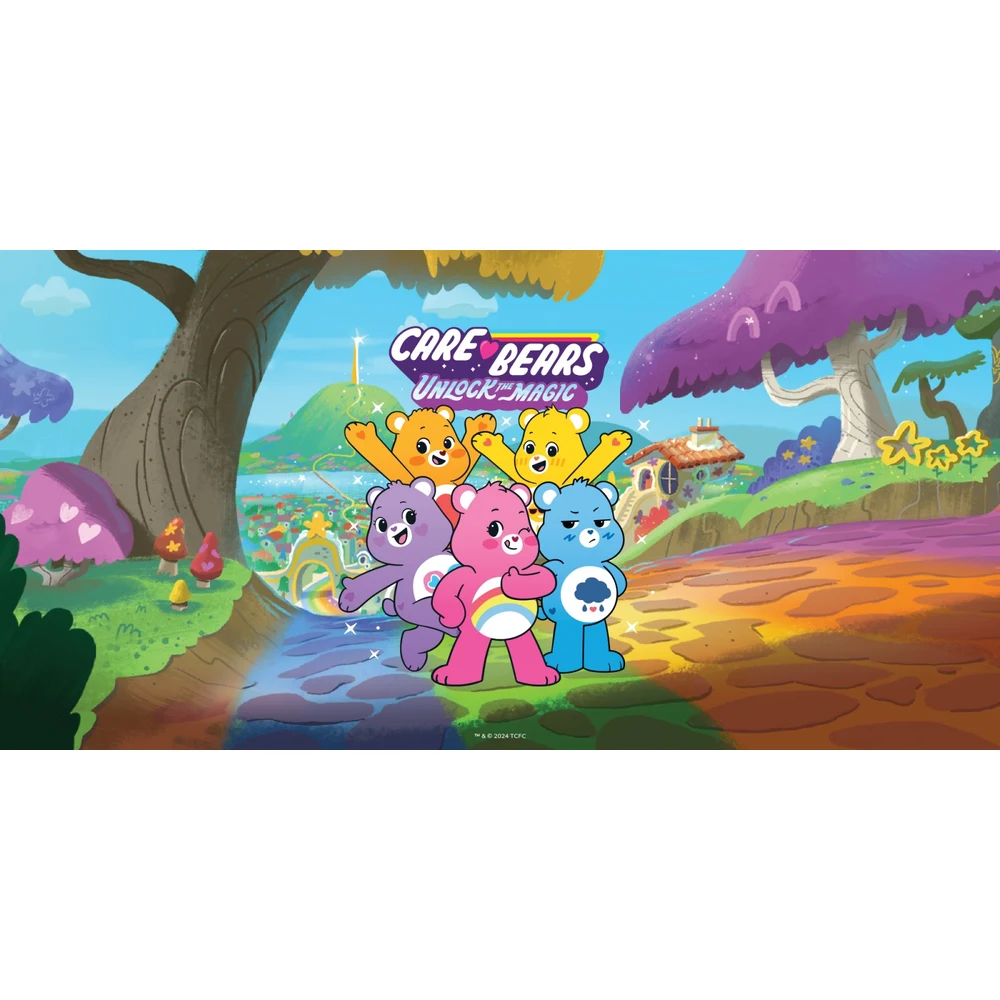 Care Bears Unlock the Magic Switch – 200+ Levels, 12 Arcade-Style Minigames, Cheer Bear & Friends, Touch Controls, PAL Edition 5 Care Bears Unlock the Magic Switch key art