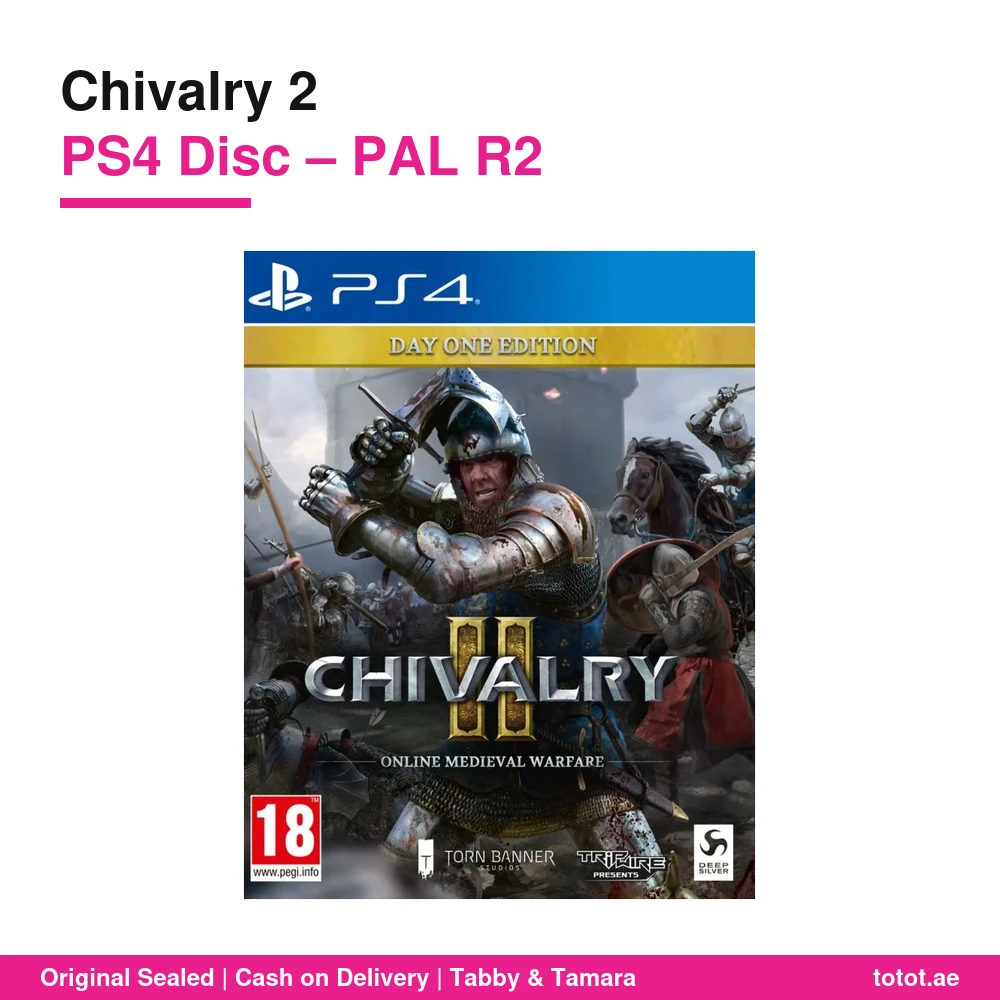لعبة Chivalry 2 لجهاز PS4 – معارك قرون وسطى حتى 64 لاعبًا، حصار القلاع، لعب مشترك بين المنصات، قرص PAL R2 6 لعبة Chivalry 2 PS4