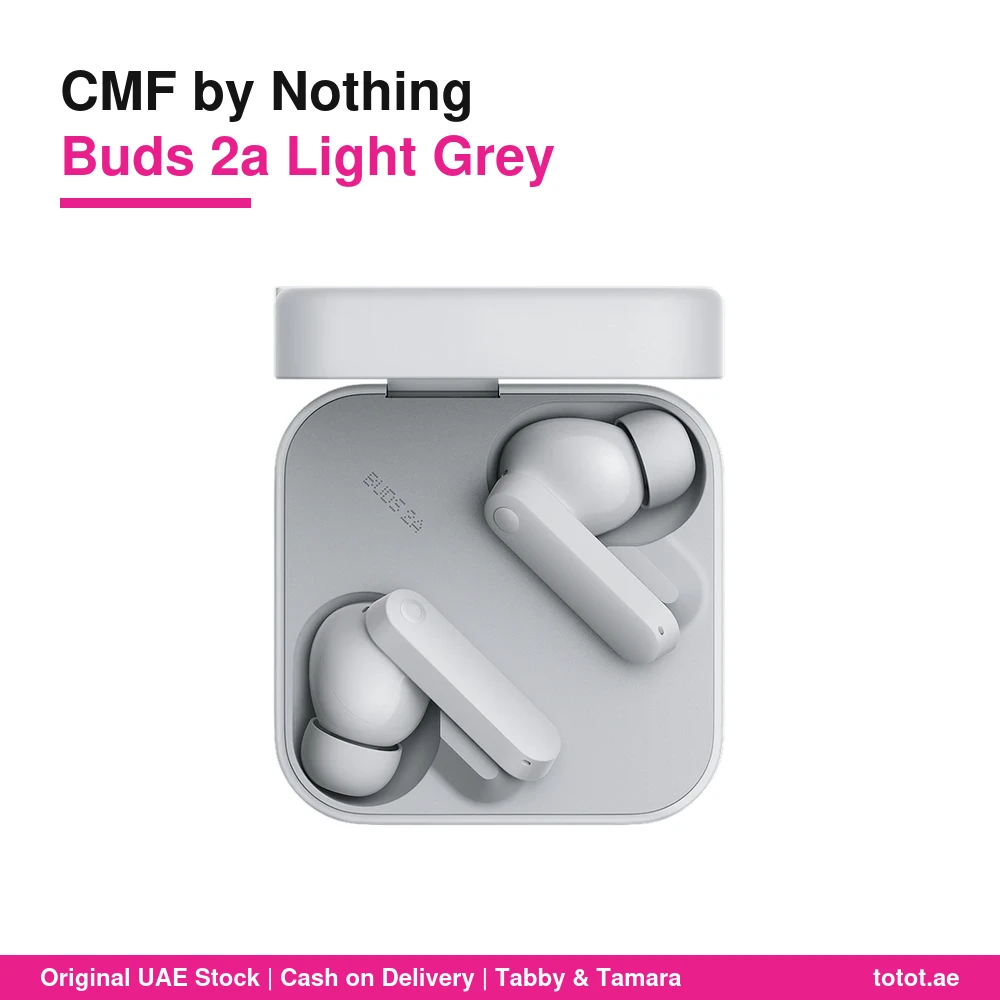 CMF by Nothing Buds 2a Light Grey - official CMF by Nothing product image CMF by Nothing Buds 2a Light Grey