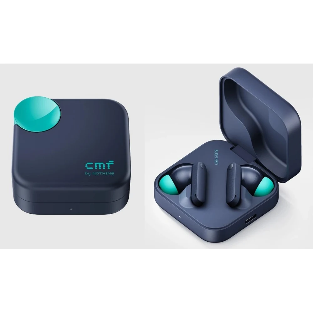 CMF Buds Neo by Nothing Wireless Earbuds Dark Blue - 35dB ANC, 12.4mm Driver, 52H Battery, Bluetooth 6.0, IP52 4 CMF Buds Neo - official product image 3