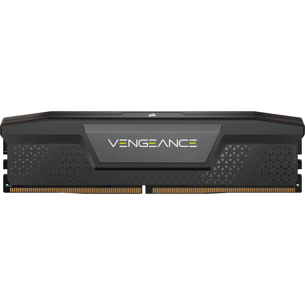 Corsair Vengeance DDR5 32GB 6400 CL32 Black (CMK32GX5M2B6400C32) – 2x16GB Low-Latency Non-RGB Kit, 1.40V, Intel XMP 3.0, PC5-51200 6 Corsair Vengeance DDR5 black module side view