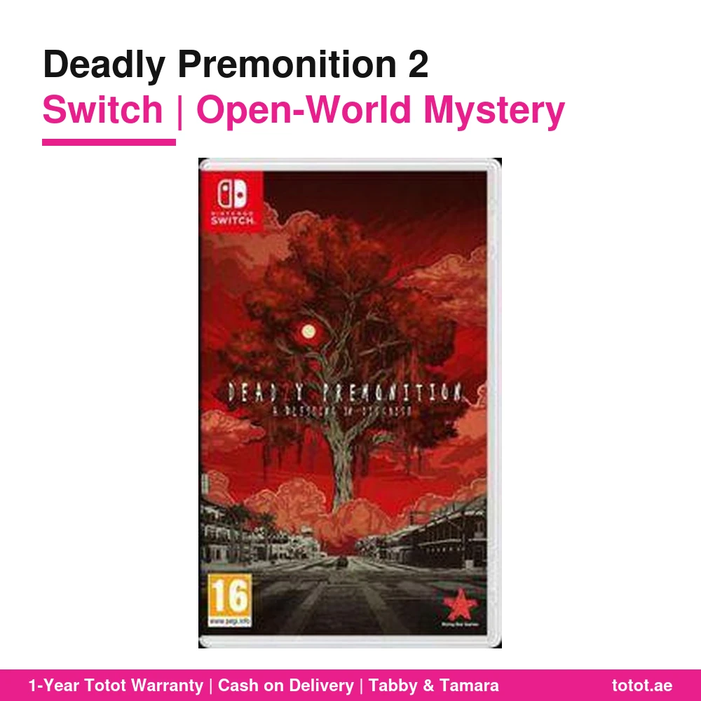 Deadly Premonition 2 Switch – A Blessing in Disguise, Open-World Le Carré Murder Mystery, Agent York on a Skateboard, Boston 2019 & Louisiana 2005, PEGI Edition 1 Deadly Premonition 2 Switch
